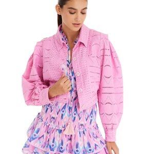 NWOT Allison New York Pink Shane Jacket